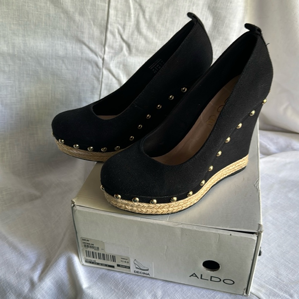 Aldo Decina wedges size 7.5 euro 38